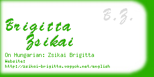 brigitta zsikai business card